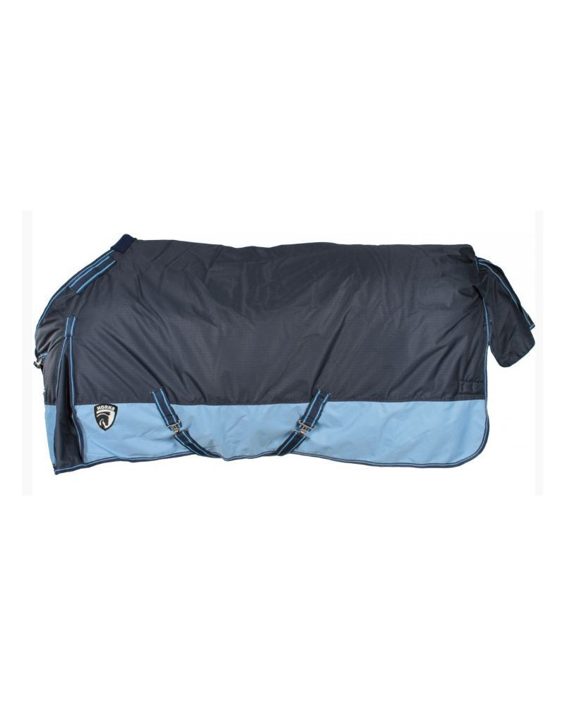 Horka fleece gevoerde regendeken two tone, blauw