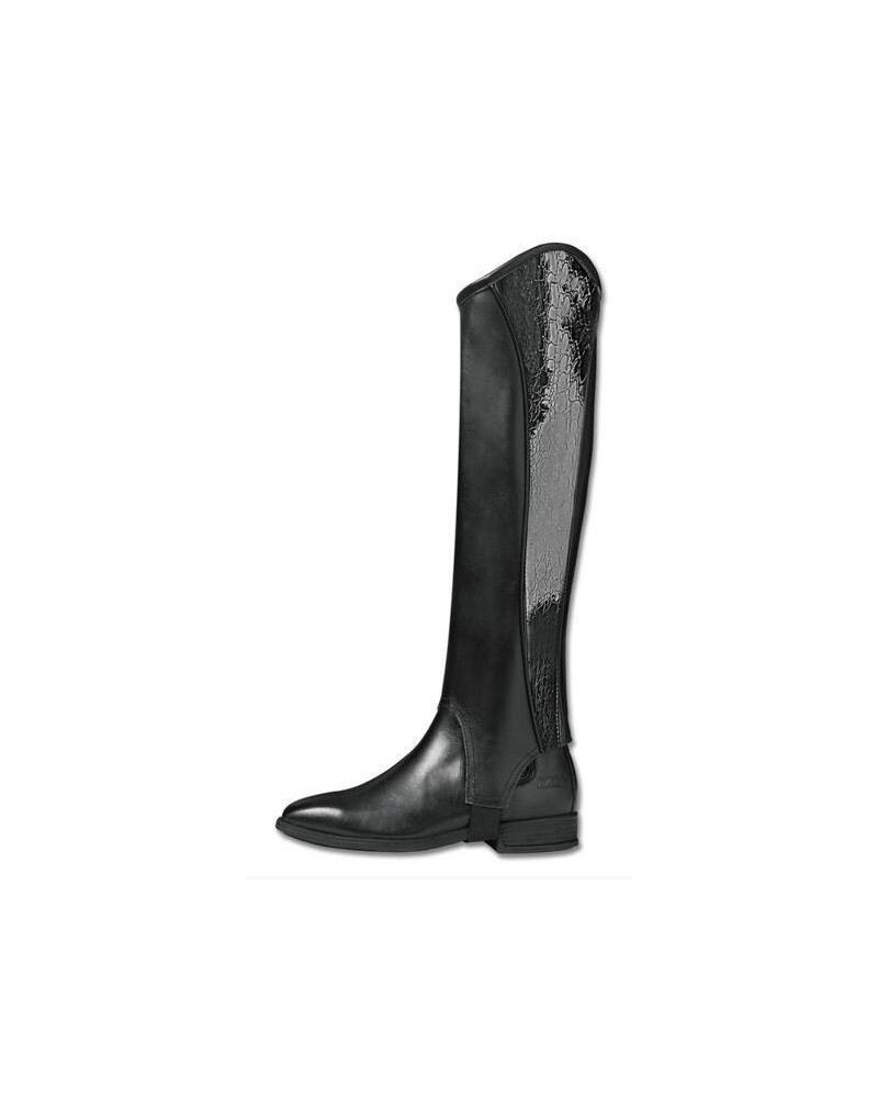 ELT leren chaps Croco, Zwart