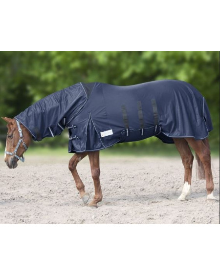 AWA Vliegendeken M VASTE Hals/Elastiek, Marine