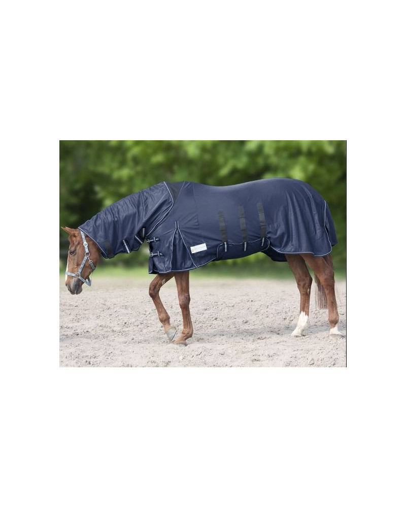 AWA Vliegendeken M VASTE Hals/Elastiek, Marine