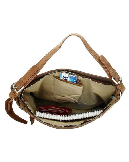 Micmacbags Oklahoma Schoudertas 16212, bruin