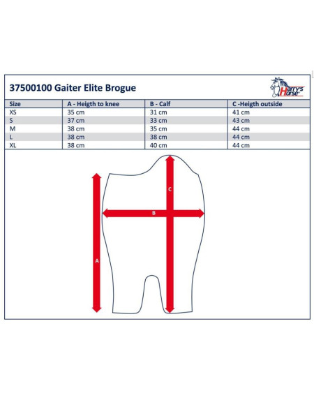 Harry's Horse leren Gaiters Broque, bruin