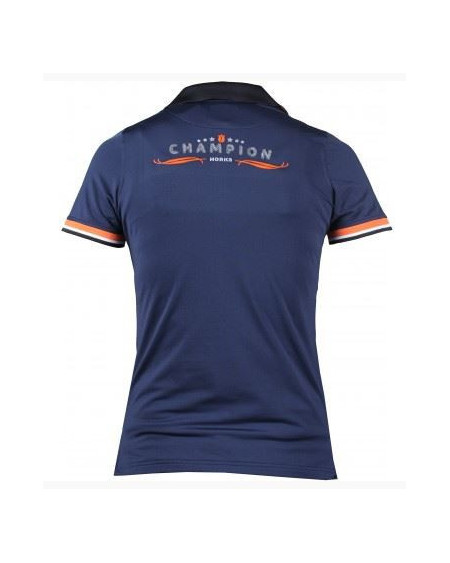 Horka damespolo Jersey, Donkerblauw