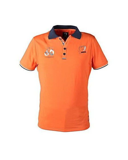 Horka herenpolo Solid, Oranje