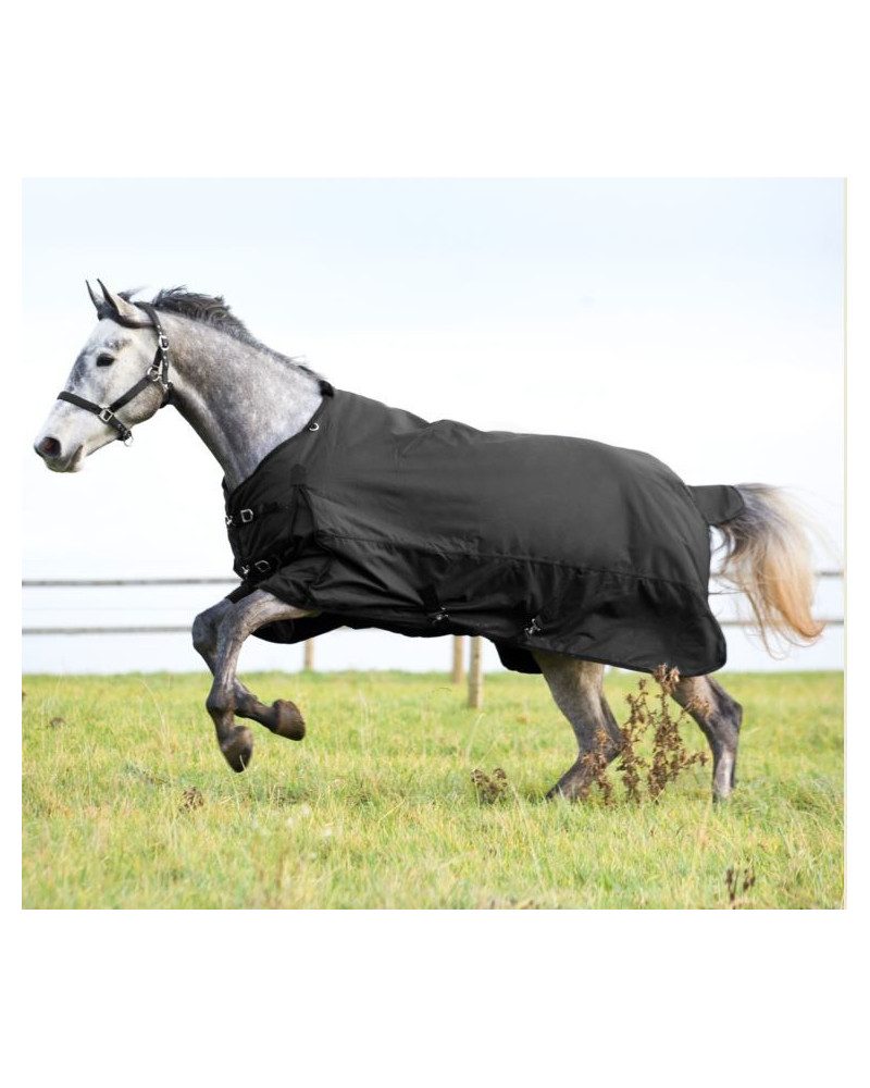 Sterke 1200D 200grams Horze Nevada regendeken, Zwart