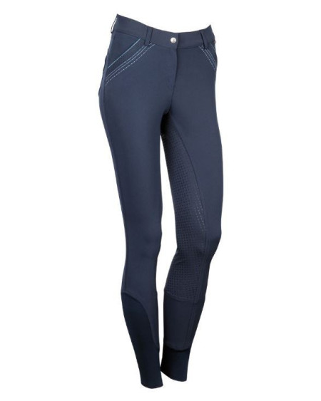 HH rijbroek Equestrian Society Pearl Full Grip, Navy
