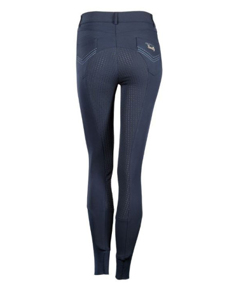 HH rijbroek Equestrian Society Pearl Full Grip, Navy