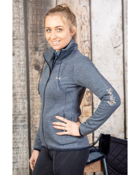 Harry's Horse Vest Equestrian Society Pearl, Staalblauw