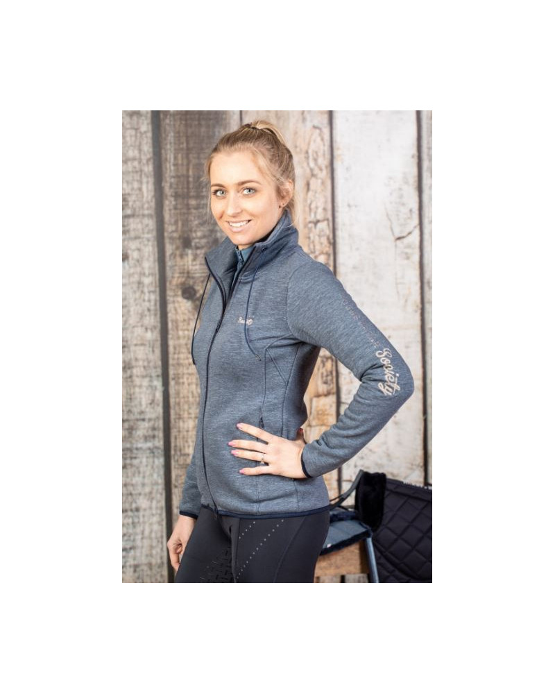 Harry's Horse Vest Equestrian Society Pearl, Staalblauw