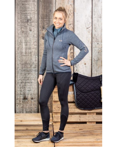 Harry's Horse Vest Equestrian Society Pearl, Staalblauw