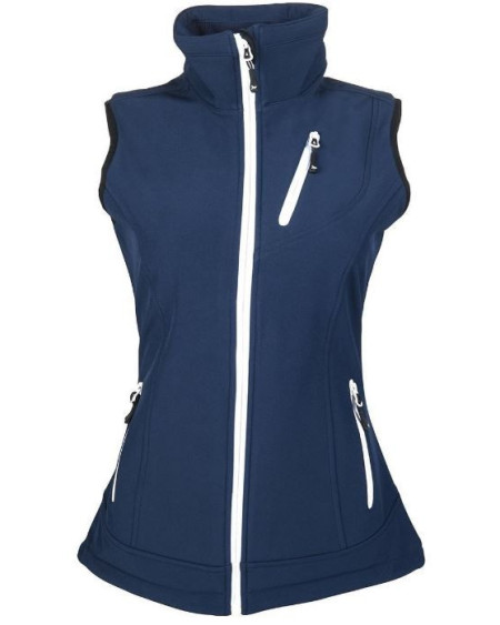 HKM softshell bodywarmer Allrounder, donkerblauw