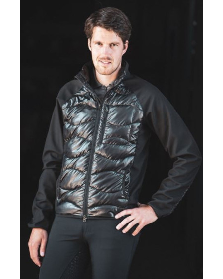 Harry's Horse Softshell padded jas Liciano, Zwart