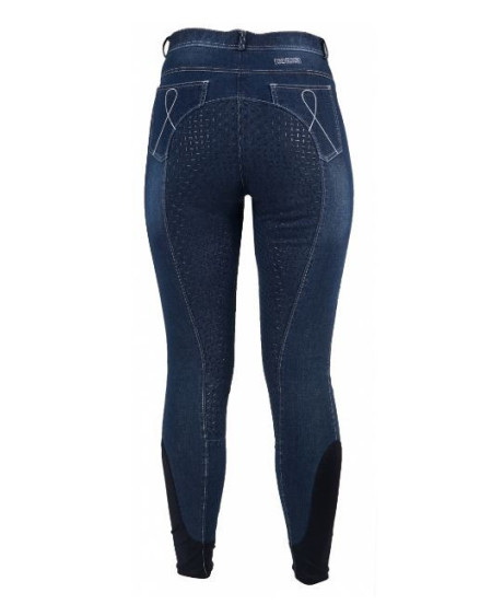 Horka Junior Jeans rijbroek Roma, blauw