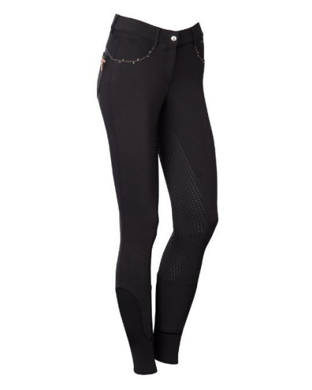 Harry's Horse Rijbroek Denici Cavalli Rosegold Full Grip, Zwart