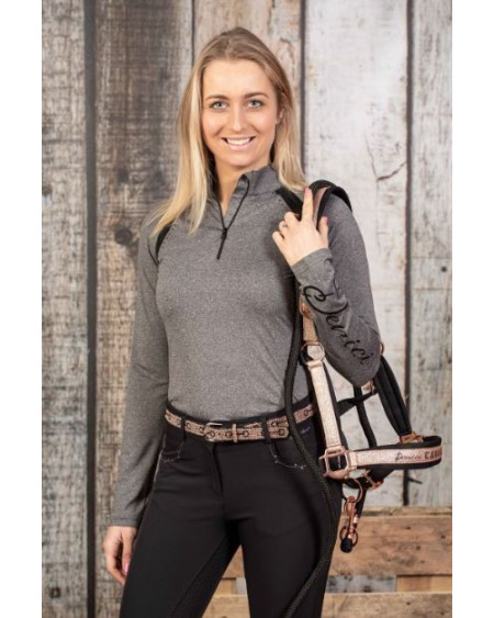 Harry's Horse Rijbroek Denici Cavalli Rosegold Full Grip, Zwart