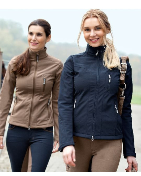 ELT Chiara Softshell jas, Nachtblauw