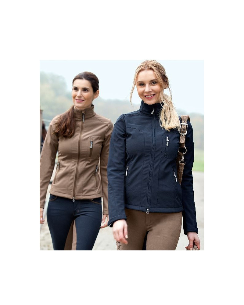 ELT Chiara Softshell jas, Nachtblauw