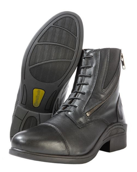 Kavalkade jodhpurs Meridius met softleder, Zwart