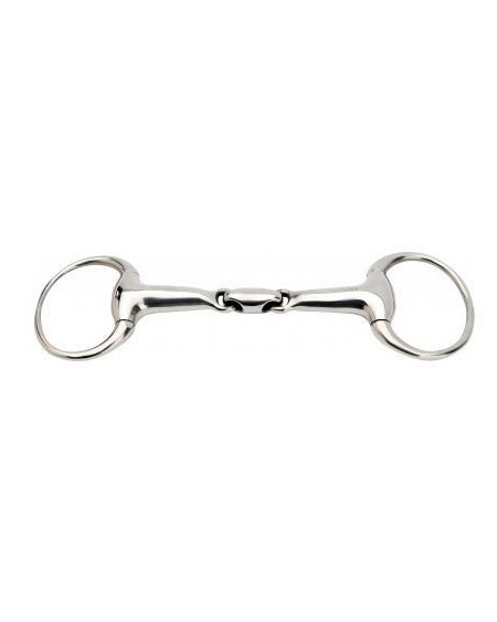 Horka bustrens dubbel gebroken RVS, 21mm