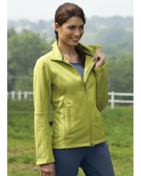 ELT softshell jas Lesly, Pistachio