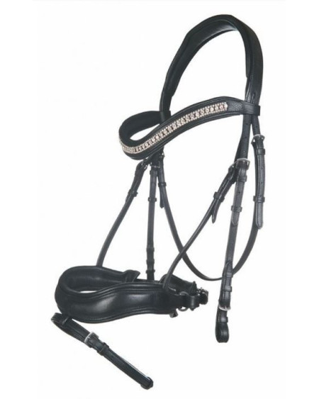 HKM hoofdstel Cavalli Puri, Zwart