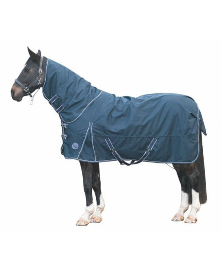 HKM 0gr Outdoordeken Starter m afneembare hals, Donkerblauw