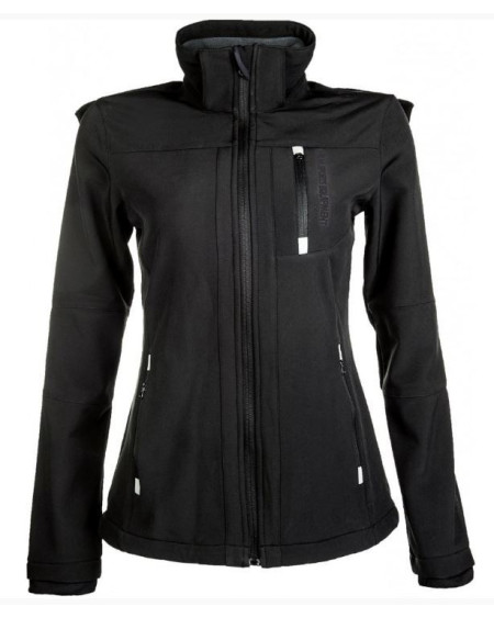 HKM Softshelljack Sport Dames, Zwart