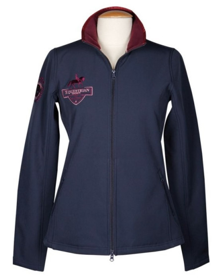 Harry's Horse softshell jas Tenbury, Black Iris