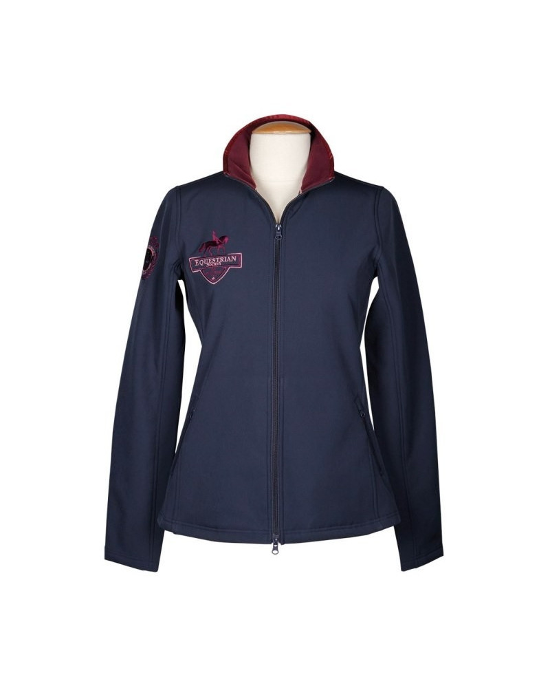 Harry's Horse softshell jas Tenbury, Black Iris