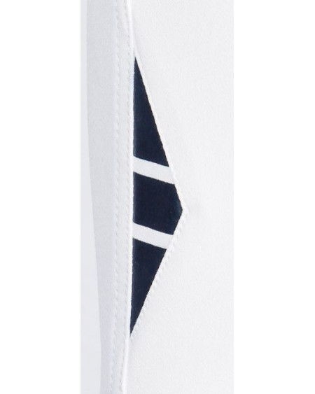Harry's Horse rijbroek Milano Full Grip, Wit-Navy