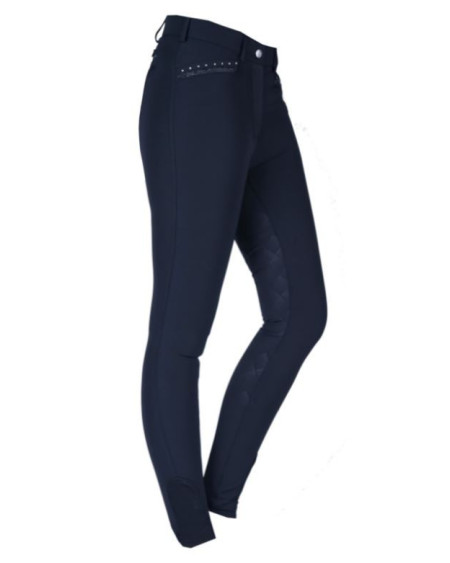 Horka rijbroek Alexa, Siliconen Zitvlak, Donkerblauw