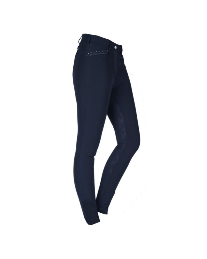 Horka rijbroek Alexa, Siliconen Zitvlak, Donkerblauw