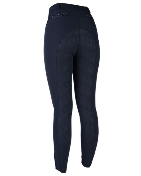 Horka rijbroek Alexa, Siliconen Zitvlak, Donkerblauw