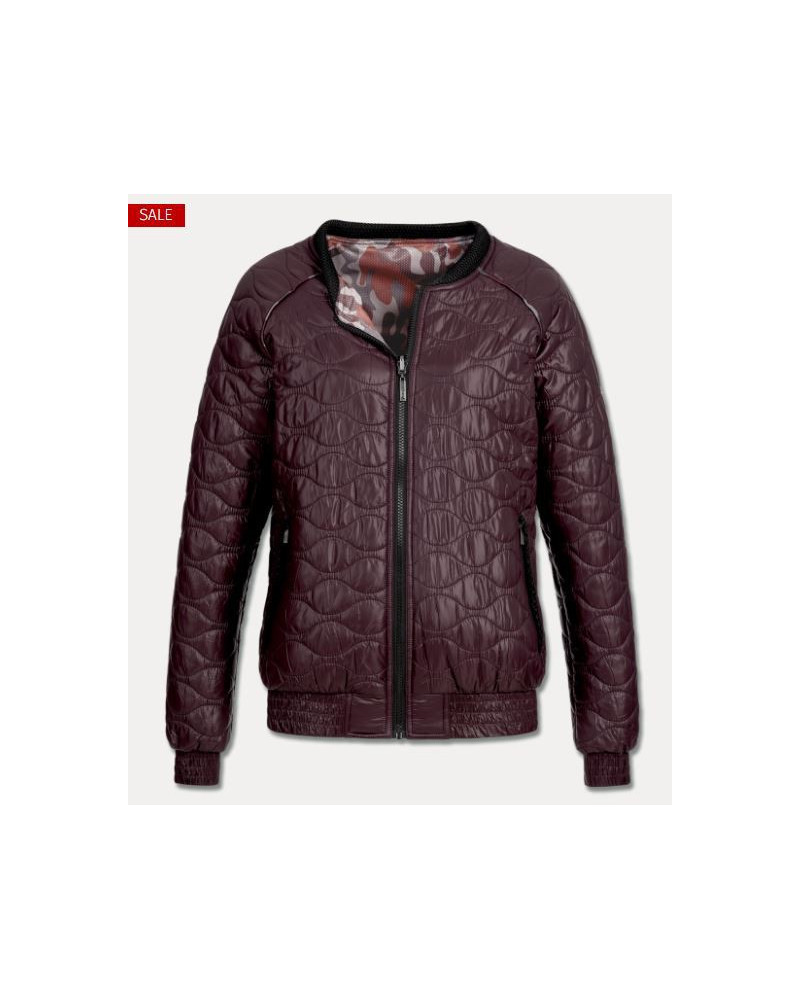 copy of Elt 2-zijdig draagbare Blouson Jane, Smaragd (Effen/Camouflage)