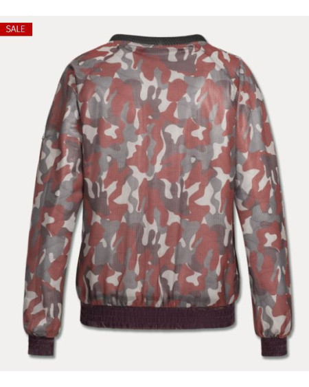 copy of Elt 2-zijdig draagbare Blouson Jane, Smaragd (Effen/Camouflage)