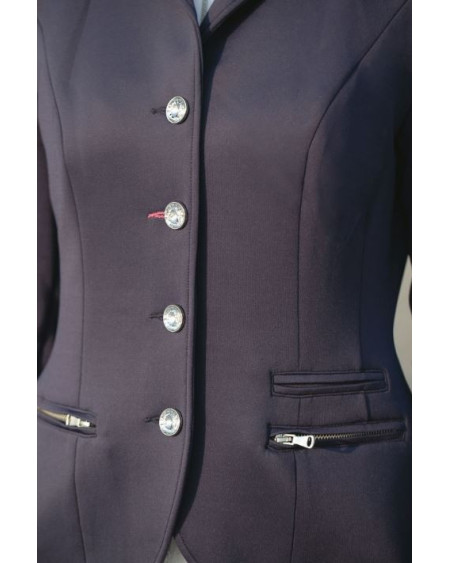 Cavallino Marino wedstrijdjasje Rimini m bling, Zwart