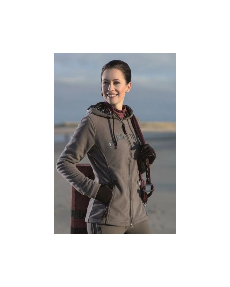 Cavallino Marino fleecevest Velluto, grijs (meer taupe)