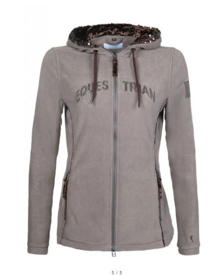 Cavallino Marino fleecevest Velluto, grijs (meer taupe)