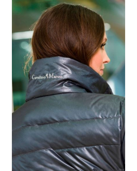 HKM gewatteerde Arctic Nylon jas, grijs/zwart