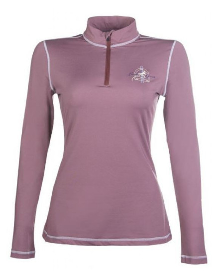 HKM shirt Morello m lange mouw, Framboos