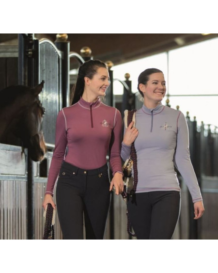 HKM Shirt Morello M Lange Mouw, Lavendel