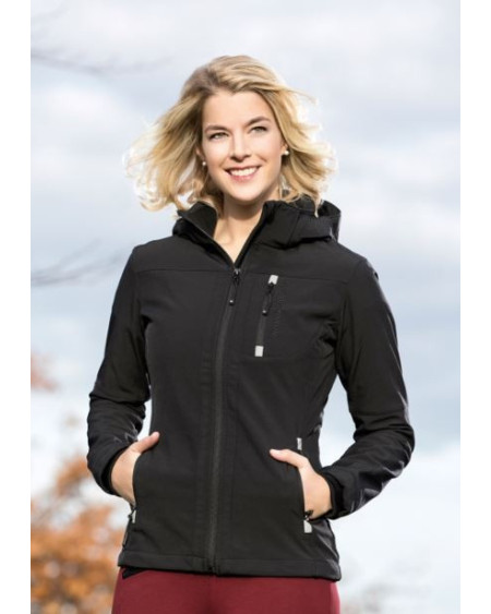 HKM Softshelljack Sport Dames, Zwart