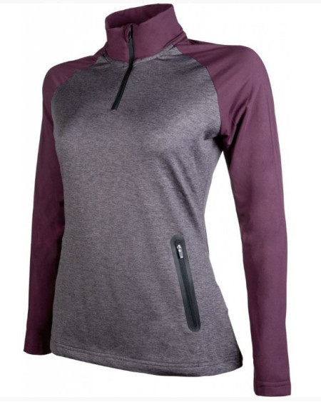 Cavalli Puri shirt Odello, donkergrijs/bordeauxrood