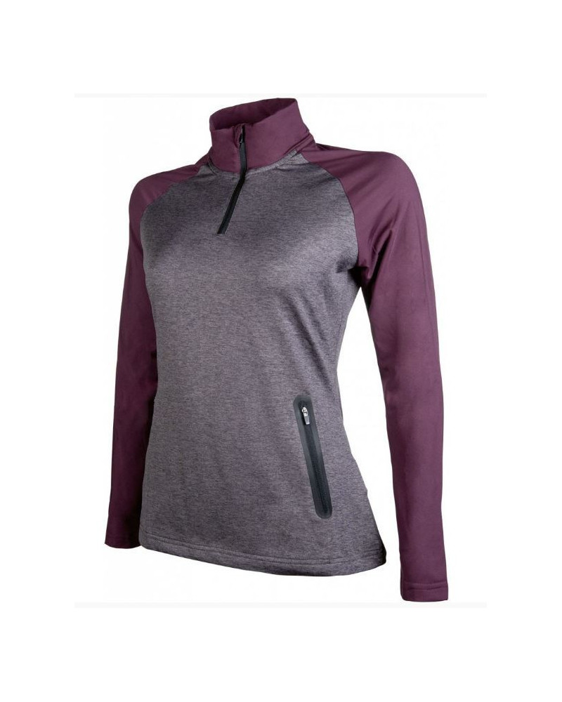 Cavalli Puri shirt Odello, donkergrijs/bordeauxrood