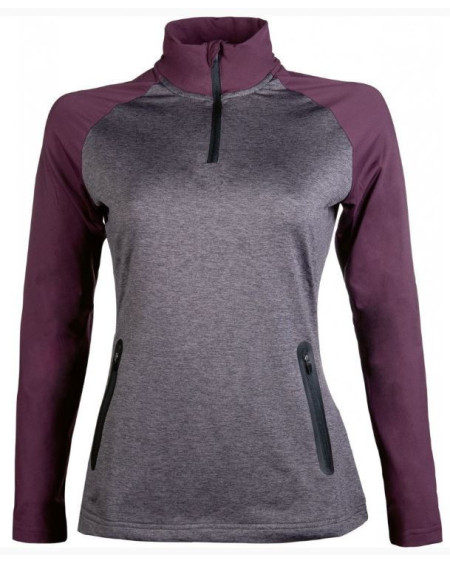 Cavalli Puri shirt Odello, donkergrijs/bordeauxrood