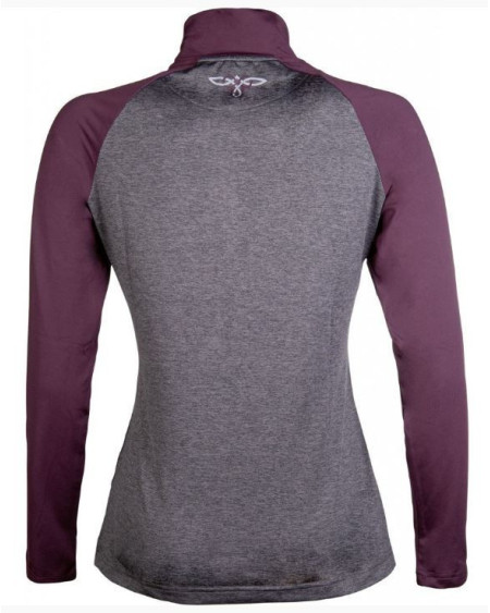 Cavalli Puri shirt Odello, donkergrijs/bordeauxrood