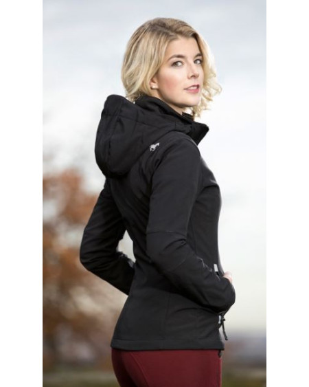 HKM Softshelljack Sport Dames, Zwart