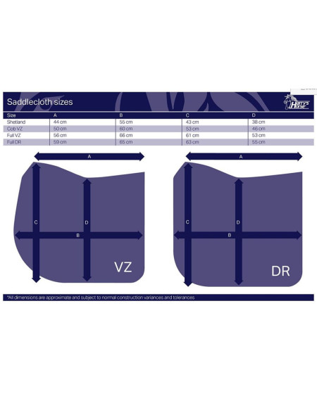 Harry's Horse Zadeldek Airmesh, Wit