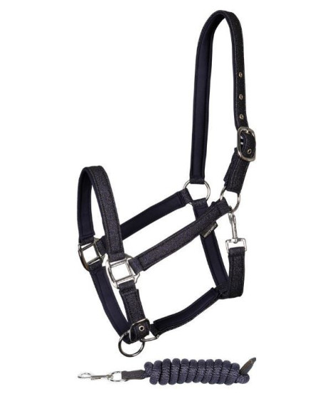 Harry's Horse halsterset Glitter, Navy