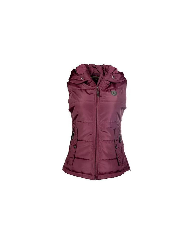 Lauria Garrelli bodywarmer Scotland, Wijnrood